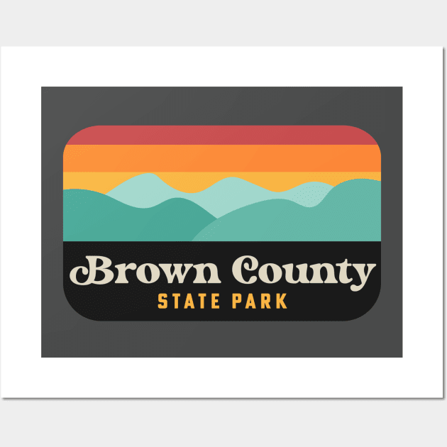 Brown County State Park Camping Nashville Indiana Wall Art by PodDesignShop